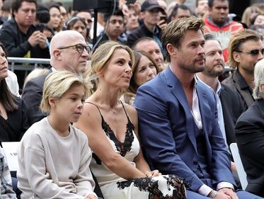 Chris Hemsworth's ceremony for his star on the Hollywood Walk of Fame