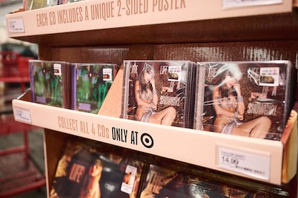 Target shoppers buying Taylor Swift's "The Life of a Showgirl"