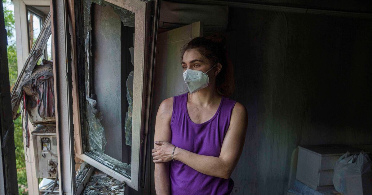 Russian drones strike Ukraine's 2nd-largest city, damaging a maternity hospital